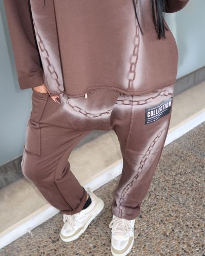 Fato treino Castanho