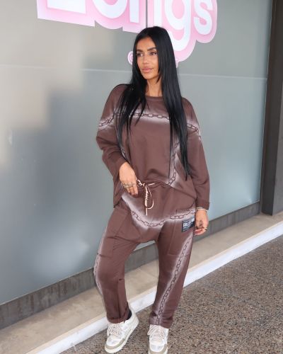 Fato treino Castanho